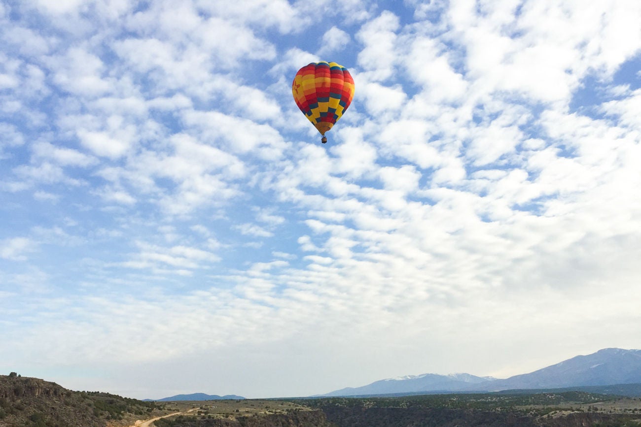 LIGHTER-THAN-AIR ADVENTURE IN TAOS, NEW MEXICO.