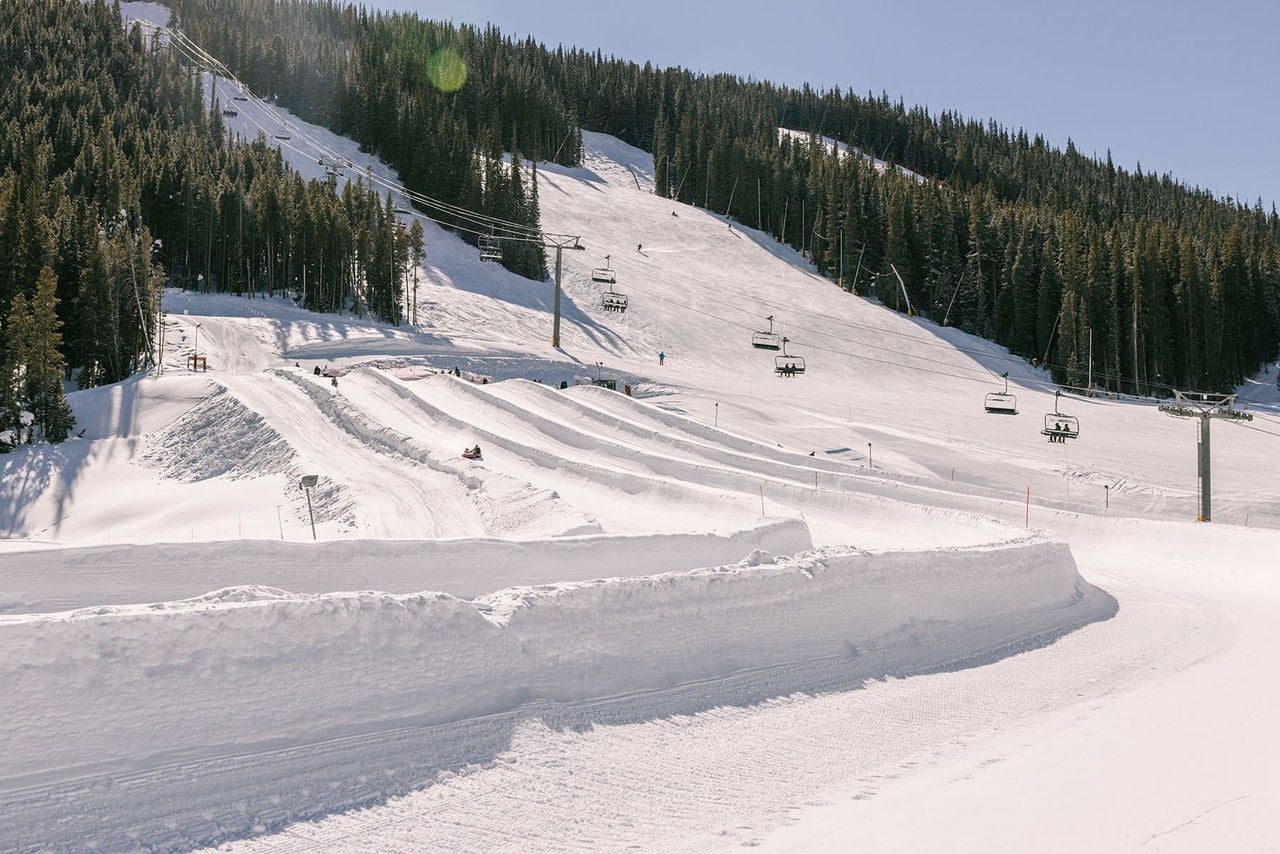 Ski lift on Copper Mountain, Colorado