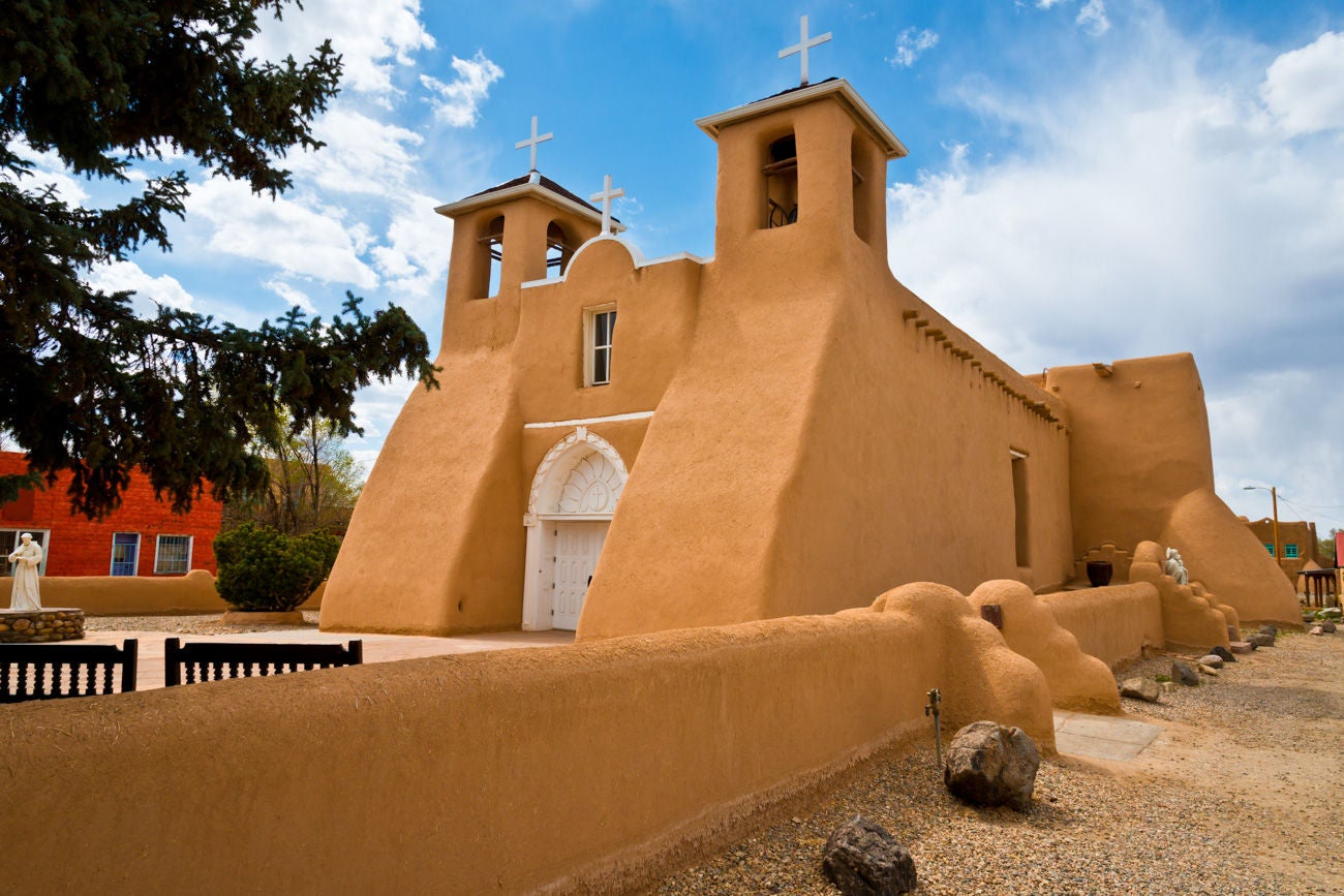 San Francisco de Asis Mission church in Ranchos de Taos, New Mexico