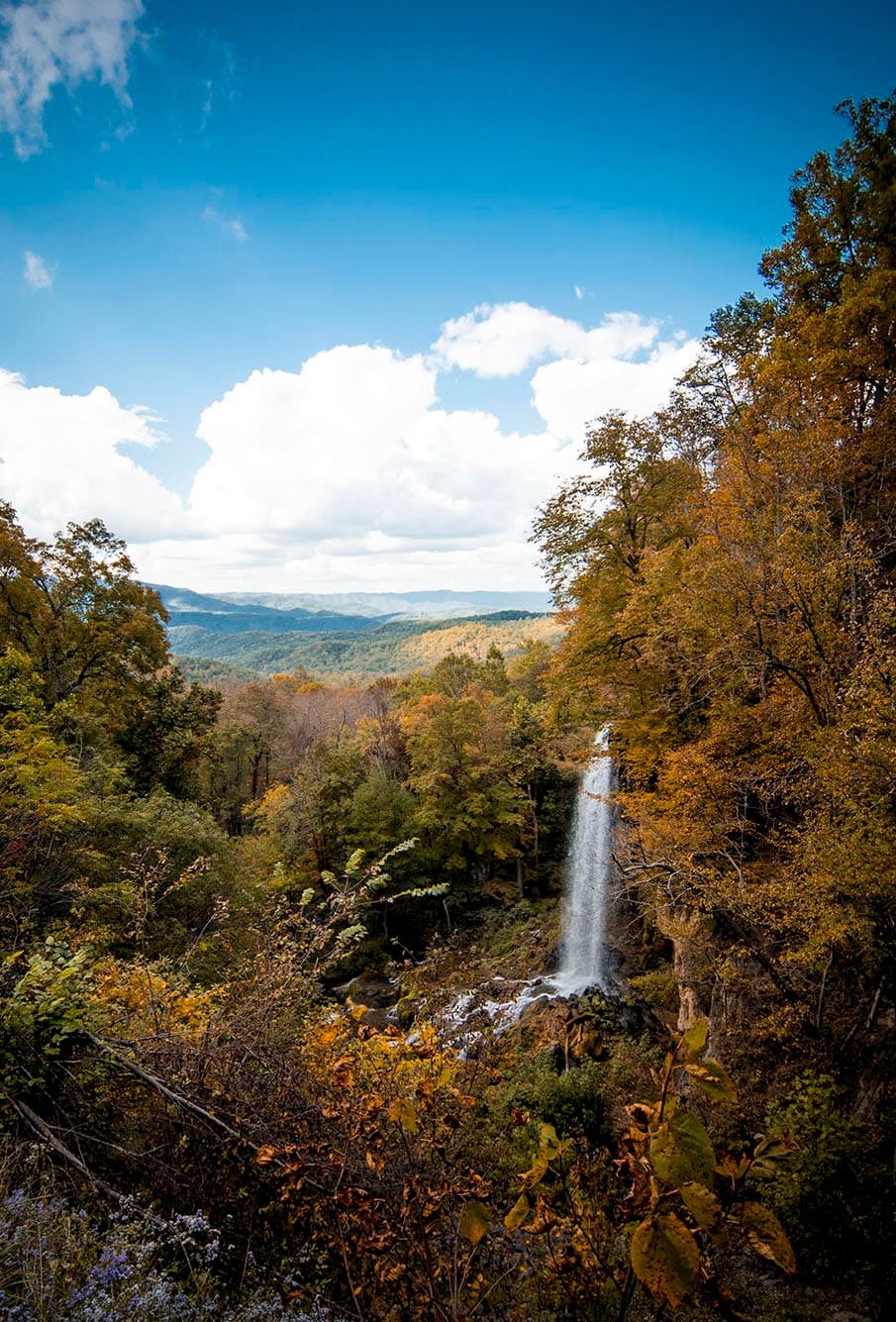 Waterfall in Hot Springs, Virginia