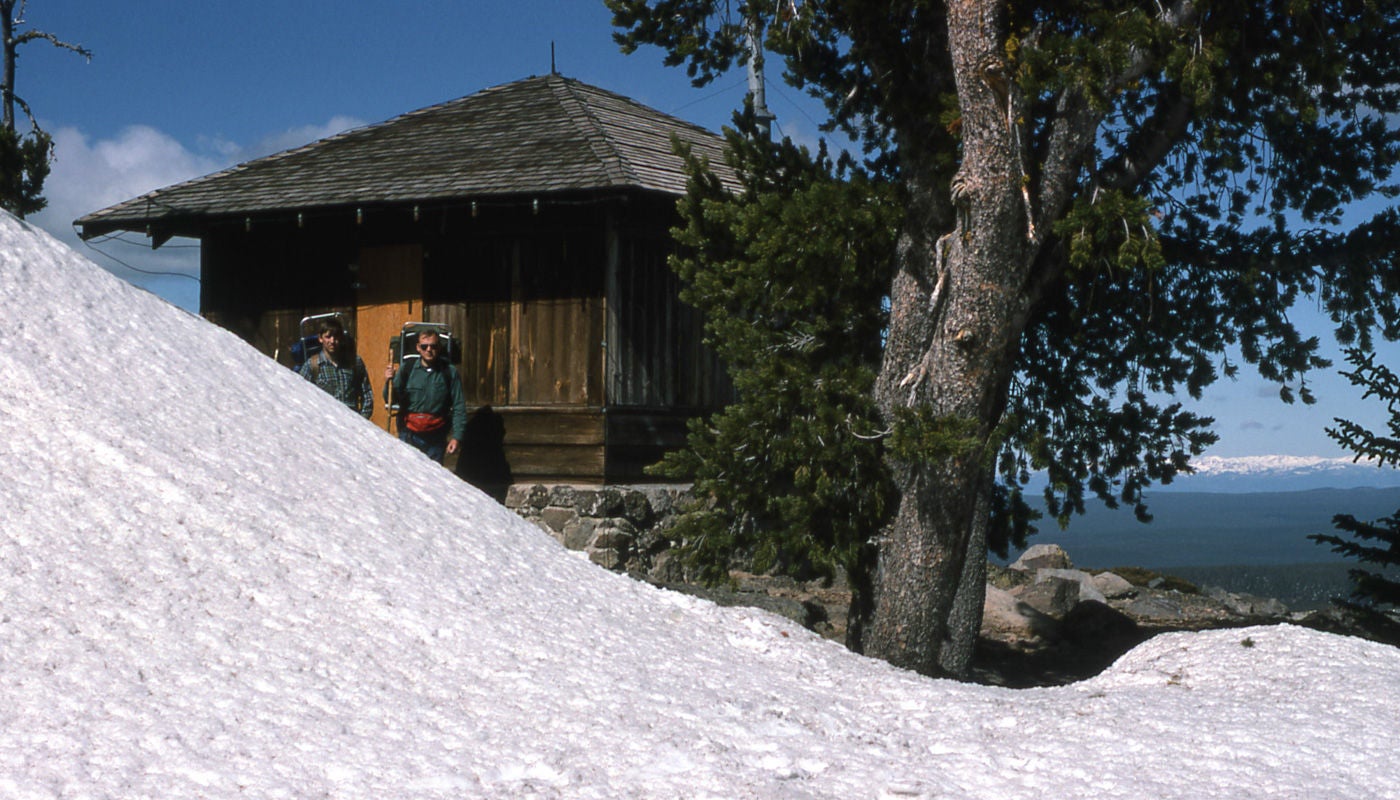 Lookout station on Observation Peak;
Orville "Butch"  Bach;
1975