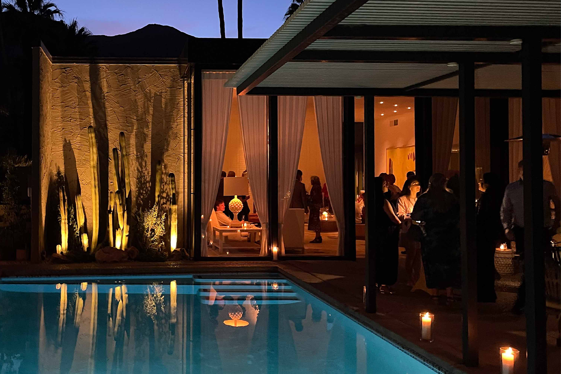 Event Party at Elrod Estate during Modernism Week 2025 