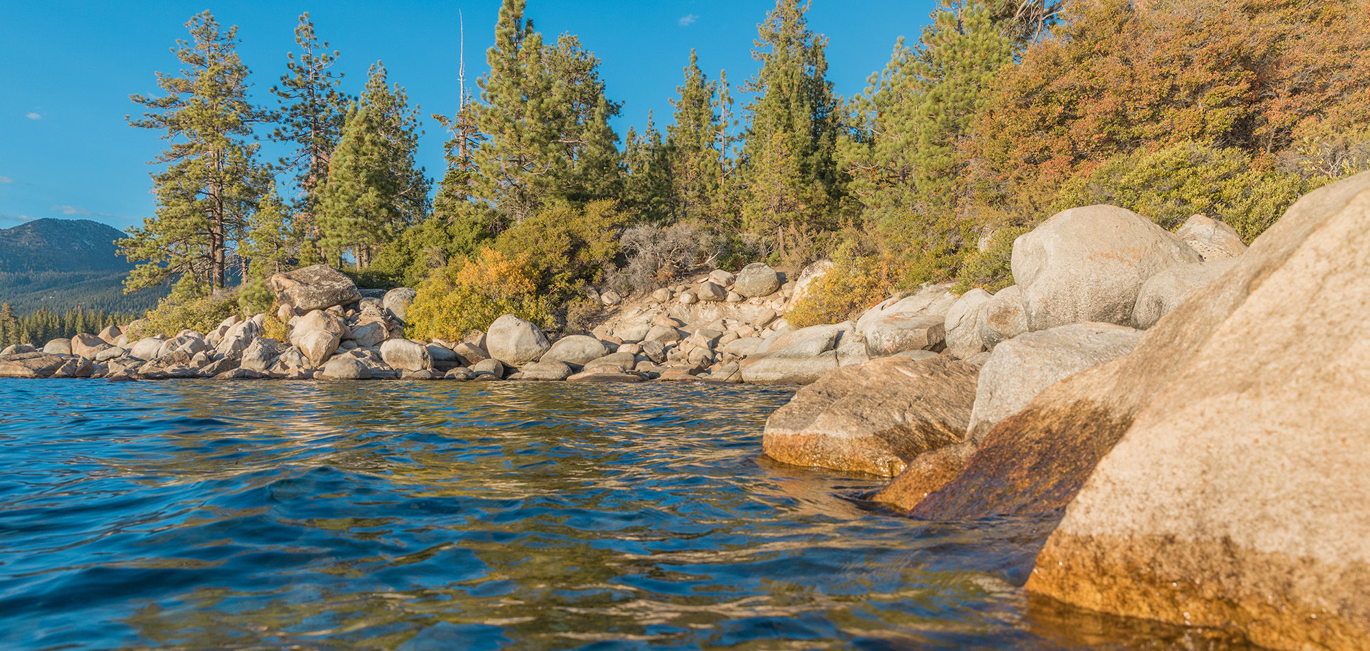 Fall in Lake Tahoe, California