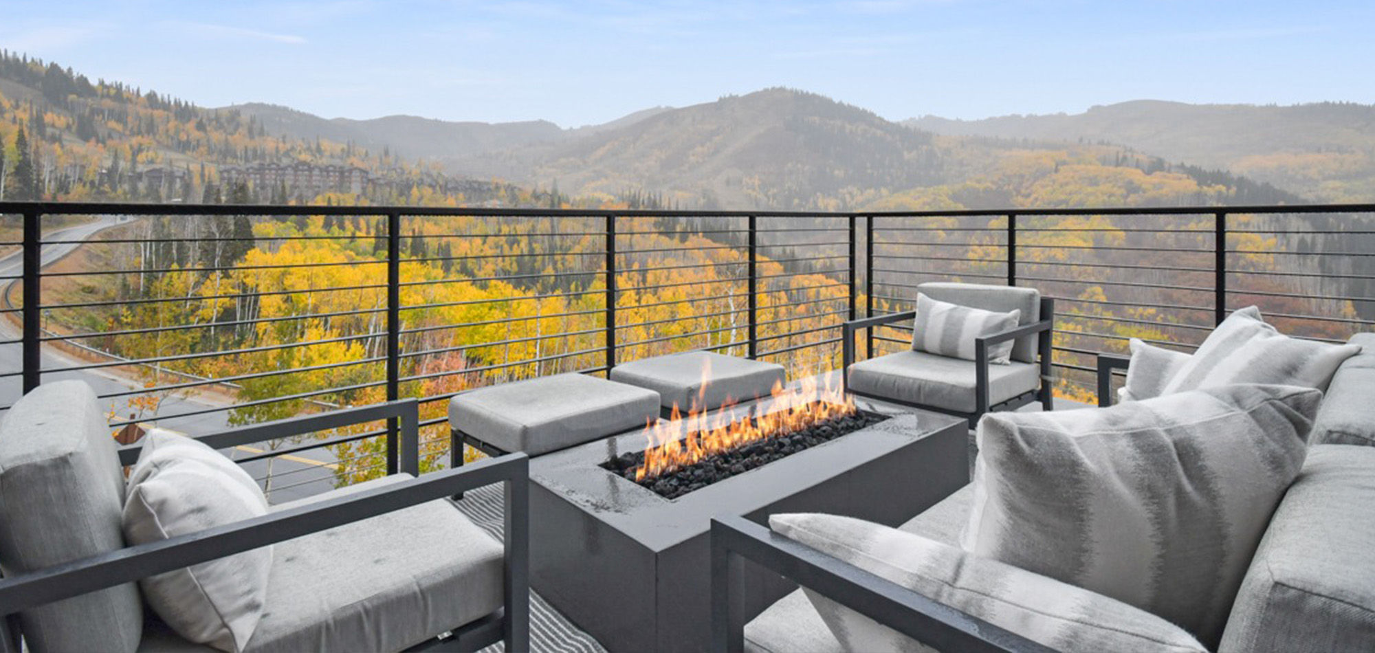 Mountain Home in the Fall