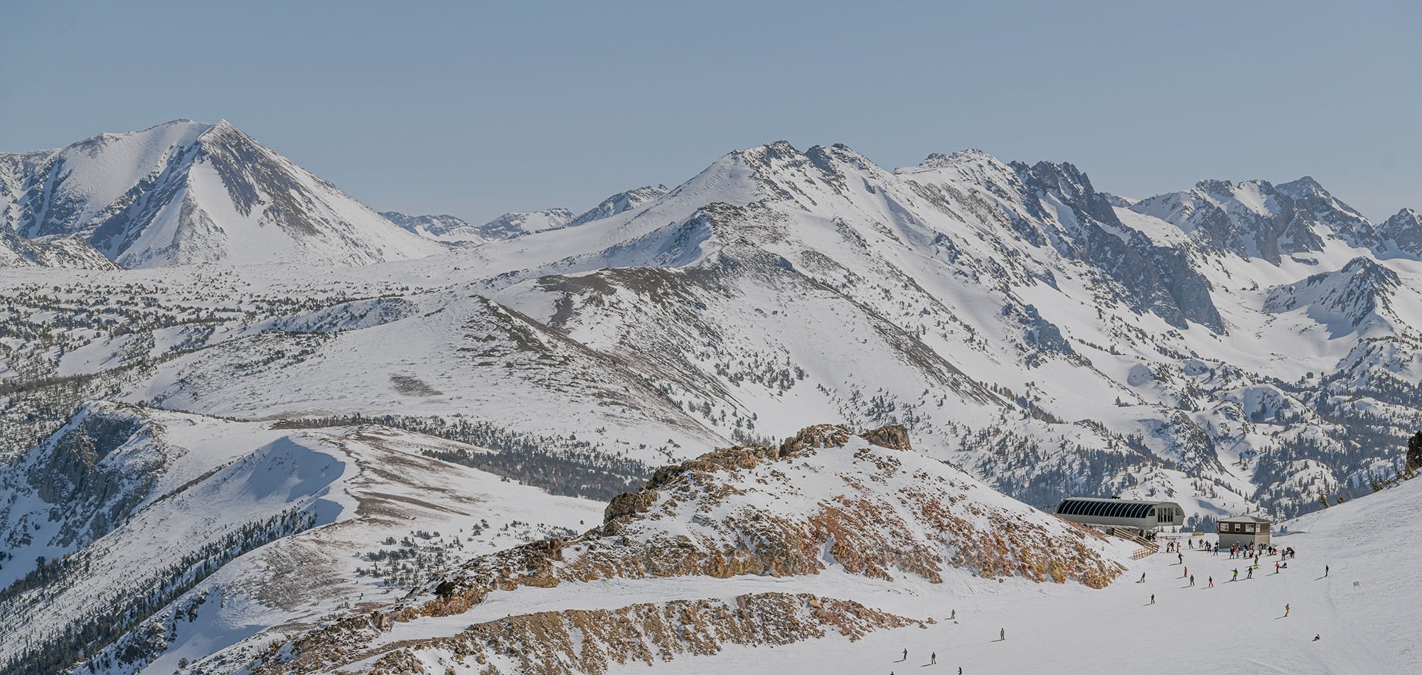 Winter in California Ski Resort