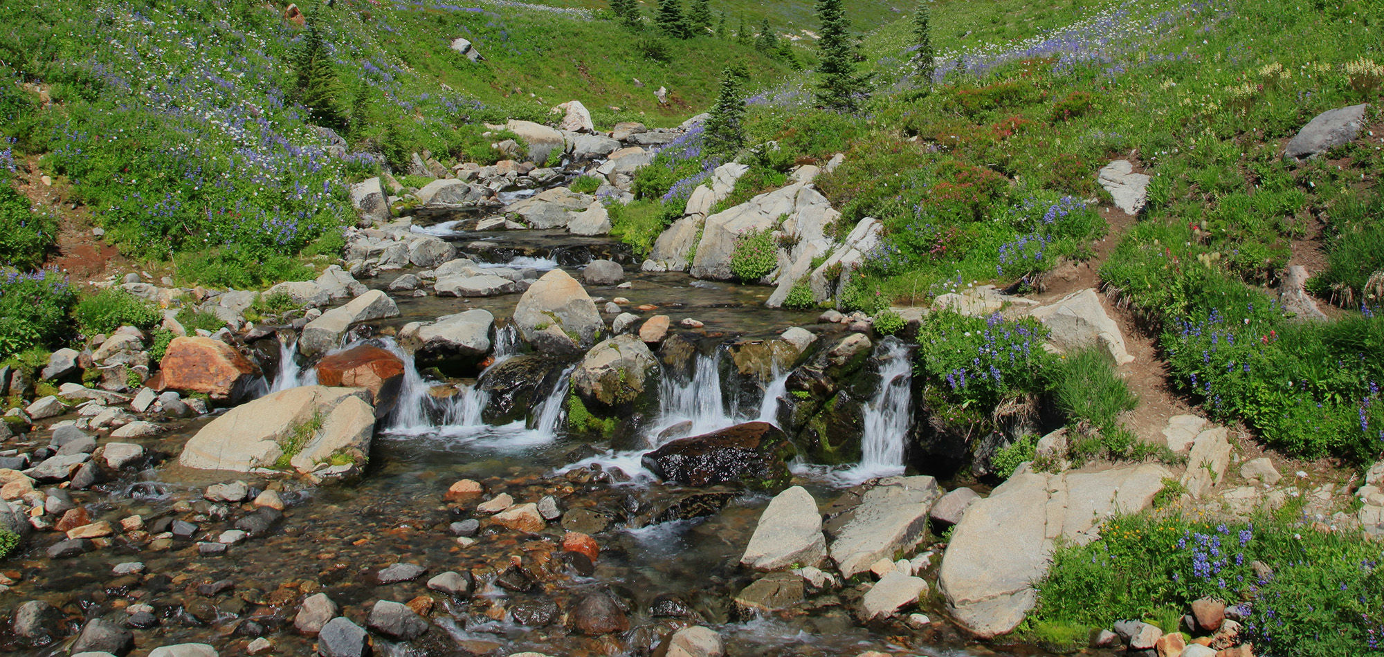 Mountain Waterfall